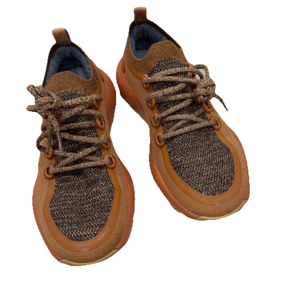 Allbirds‎ Trail Runners SWT Orange Brown Women 8 Hiking Sneakers A10825